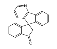 spiro[2H-indene-3,5'-indeno[1,2-b]pyridine]-1-one结构式