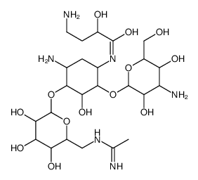6'-N-acetimidoylamikacin结构式