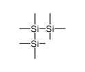 chloro-[dimethyl(trimethylsilyl)silyl]-dimethylsilane结构式