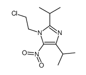 1-(2-chloroethyl)-5-nitro-2,4-di(propan-2-yl)imidazole Structure