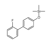 [4-(2-fluorophenyl)phenoxy]-trimethylsilane Structure