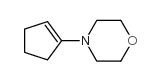 1-Morpholino-1-cyclopentene Structure