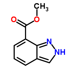 2H-吲唑-7-羧基甲酯结构式