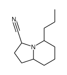 5-propyl-1,2,3,5,6,7,8,8a-octahydroindolizine-3-carbonitrile Structure