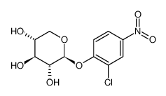 β-D-Xylopyranoside, 2-chloro-4-nitrophenyl Structure