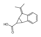 6-propan-2-ylidene-1a,6a-dihydro-1H-cyclopropa[a]indene-1-carboxylic acid结构式