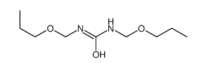 1,3-Bis(propoxymethyl)ure Structure