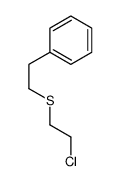 2-(2-chloroethylsulfanyl)ethylbenzene Structure