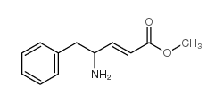 4-氨基-5-苯基-2-戊烯酸甲酯结构式