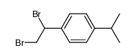 1-(1,2-dibromo-ethyl)-4-isopropyl-benzene Structure