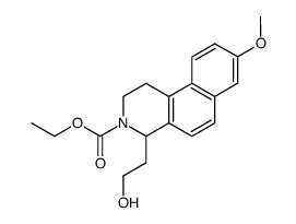 N-Carbethoxy-4-(2-hydroxy-ethyl)-8-methoxy-1,2,3,4-tetrahydro-benzoisochinolin Structure