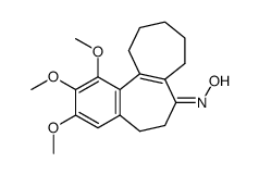 1,2,3-Trimethoxy-5,6,9,10,11,12-hexahydro-benzoheptalen-7(8H)-on-oxim Structure
