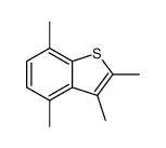 2,3,4,7-tetramethyl-1-benzothiophene Structure