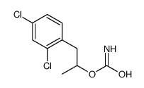 Carbamic acid 2,4-dichloro-α-methylphenethyl ester结构式