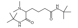 N,N'-ditert-butyl-2-(dimethylamino)hexanediamide结构式