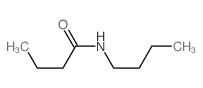 Butanamide, N-butyl- Structure