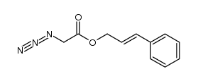 cinnamyl 2-azidoacetate Structure