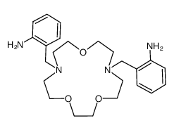 N,N'-bis(2-aminobenzyl)-1,10-diaza-15-crown-5 Structure
