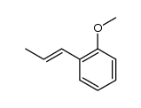 (E/Z)-1-methoxy-2-(prop-1-enyl)benzene结构式