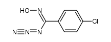 4-chloro-N'-hydroxybenzimidoyl azide Structure