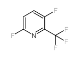3,6-二氟-2-三氟甲基吡啶结构式
