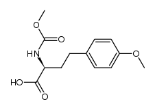 N-(methylcarbamoyl)homotyrosine methyl ester结构式