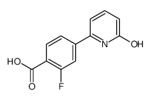 2-fluoro-4-(6-oxo-1H-pyridin-2-yl)benzoic acid Structure