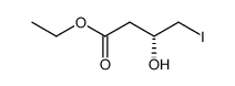 (R)‐ethyl 4‐iodo‐3‐hydroxybutanoate Structure