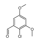 2-氯-3,5-二甲氧基-苯甲醛结构式