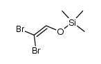 (2,2-dibromovinyloxy)trimethylsilane结构式