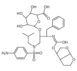 Darunavir O-β-D-Glucuronide Structure