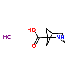 2-氮杂双环[3.1.1]庚烷-1-羧酸盐酸盐结构式