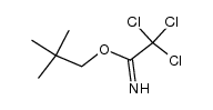 trichloroacetamido-neopentanol Structure