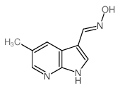 (E)-5-甲基-1H-吡咯并[2,3-b]吡啶-3-甲醛肟图片