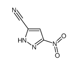 3-Nitro-1H-pyrazole-5-carbonitrile Structure