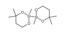 2,2',4,4,4',4'-hexamethyl-2,2'-bi-1,3-dioxa-2-silacyclohexane结构式