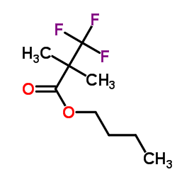 Butyl 3,3,3-trifluoro-2,2-dimethylpropanoate Structure