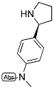 (S)-N,N-二甲基-4-(吡咯烷-2-基)苯胺结构式