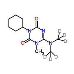环嗪酮-d6结构式