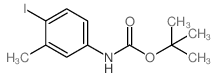 tert-Butyl (4-iodo-3-methylphenyl)carbamate Structure