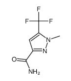 1-methyl-5-(trifluoromethyl)-1H-pyrazole-3-carboxamide Structure