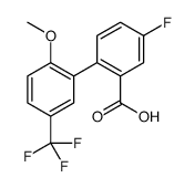 5-fluoro-2-[2-methoxy-5-(trifluoromethyl)phenyl]benzoic acid Structure