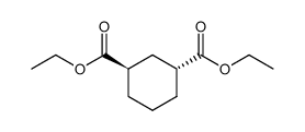 diethyl cyclohexane trans-1,3-dicarboxylate结构式