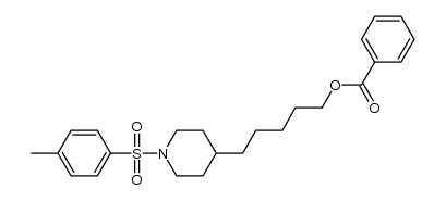 5-(1-tosylpiperidin-4-yl)pentyl benzoate Structure