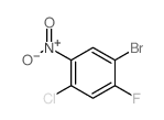 1-Bromo-4-chloro-2-fluoro-5-nitrobenzene structure