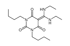 5-(Bis-ethylamino-Methylene)-1,3-dibutyl-pyrimidine-2,4,6(1H, 3H, 5H)-trione结构式