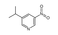 3-异丙基-5-硝基吡啶结构式