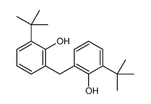 2-tert-butyl-6-[(3-tert-butyl-2-hydroxyphenyl)methyl]phenol Structure