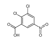 2,3-dichloro-5-nitrobenzoic acid结构式