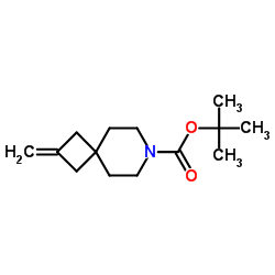 2-亚甲基-7-氮杂螺[3.5]壬烷-7-羧酸叔丁酯结构式